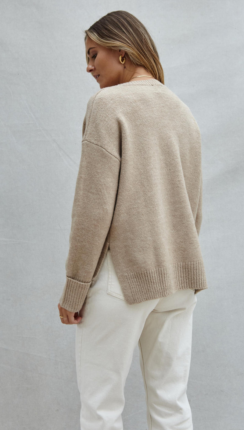 ASHLEY SWEATER - BEIGE