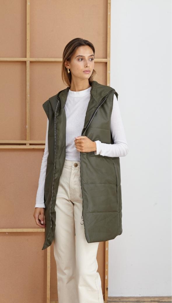 DANICA GILET - KHAKI