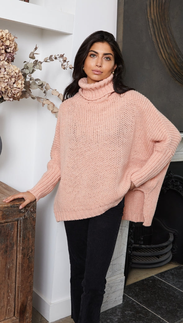 CLAIRE SWEATER - ROSE