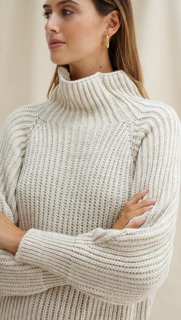 SELMA SWEATER - SAND