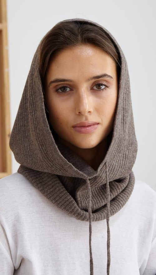 FREJA HOOD - TAUPE