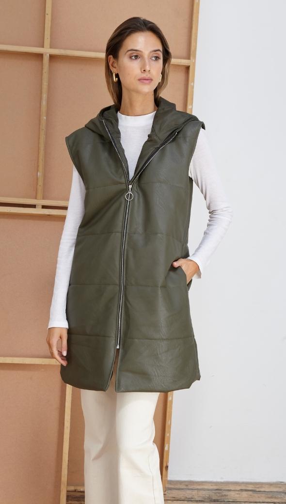 DANICA GILET - KHAKI