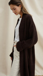 EMILIE CARDIGAN - WALNUT