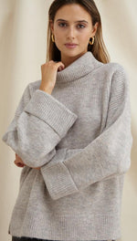 VANESSA SWEATER - GREY MELANGE
