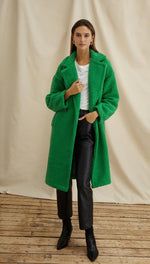 ADRIANA COAT - BOTTLE GREEN