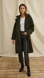 ADRIANA COAT - KHAKI