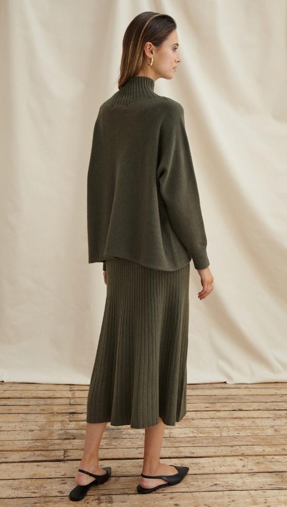 ALMA SKIRT - KHAKI