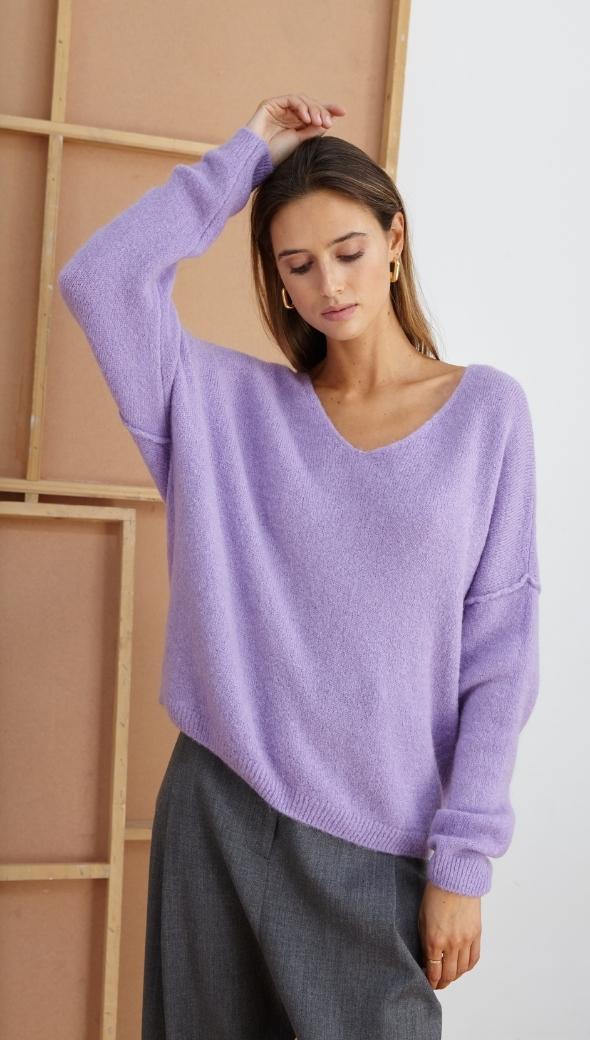 HAILEY SWEATER - LILAC