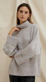 VANESSA SWEATER - GREY MELANGE