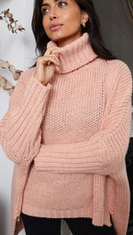 CLAIRE SWEATER - ROSE