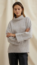 VANESSA SWEATER - GREY MELANGE