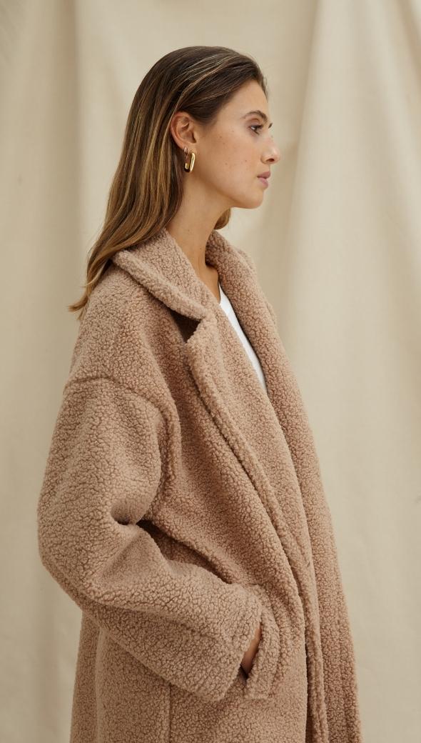 ADRIANA COAT - CAMEL