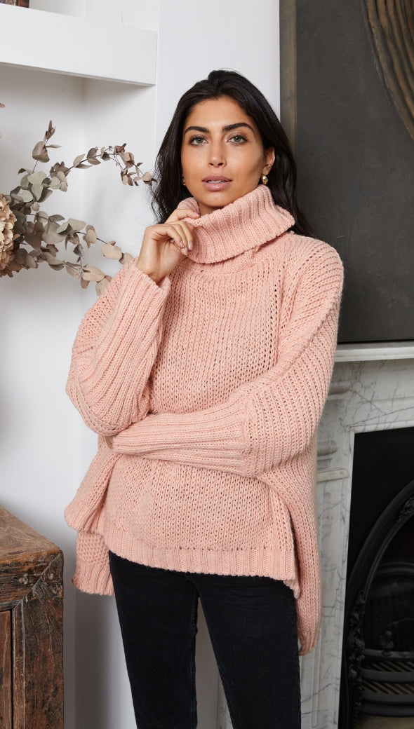 CLAIRE SWEATER - ROSE