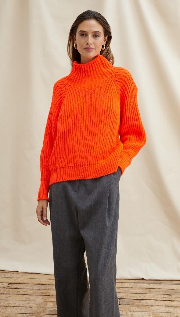 SELMA SWEATER - TANGERINE