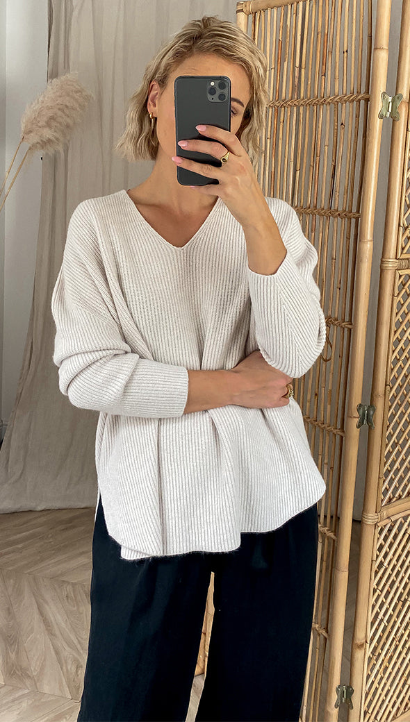 8.00Pm Sweater - Ivory