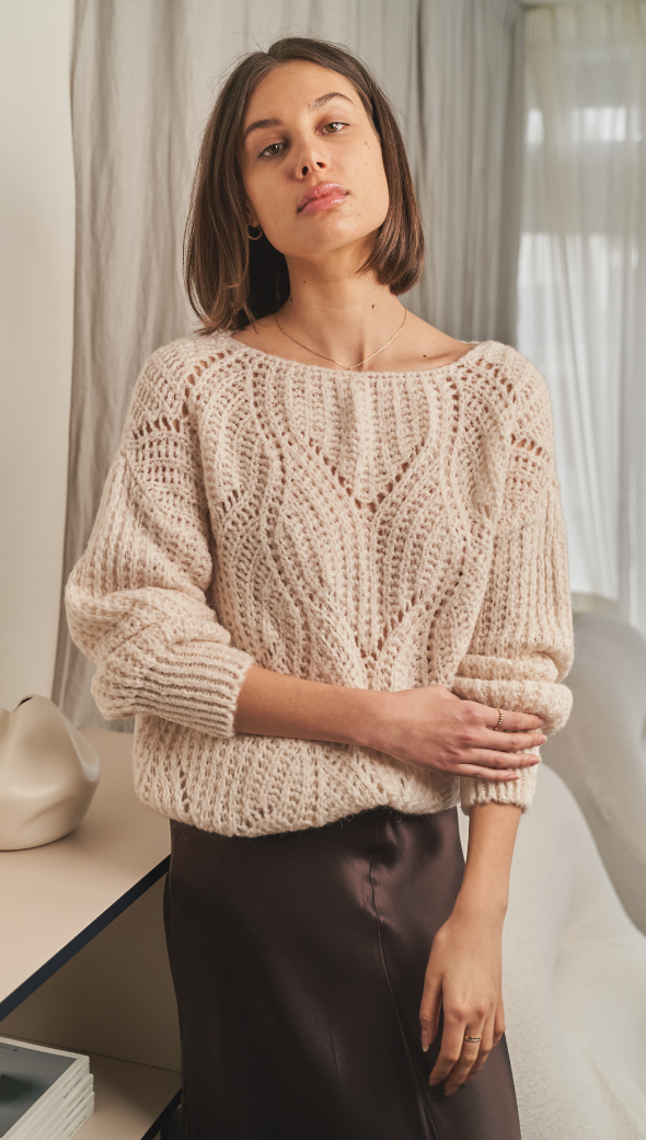 LINA SWEATER - IVORY