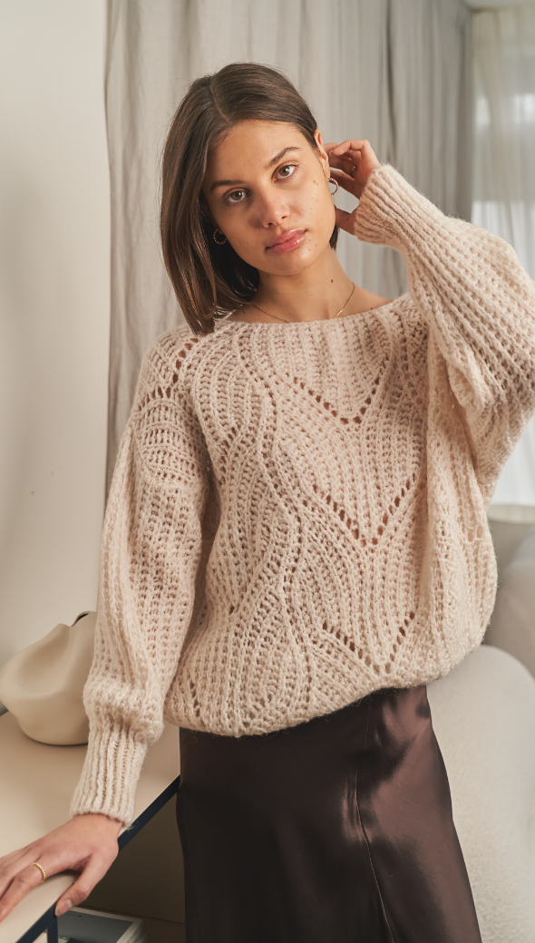 LINA SWEATER - IVORY