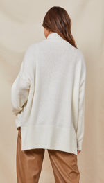 MATILDE MOCK NECK SWEATER - IVORY