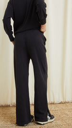 LEONA RIBBED TROUSERS - SLATE