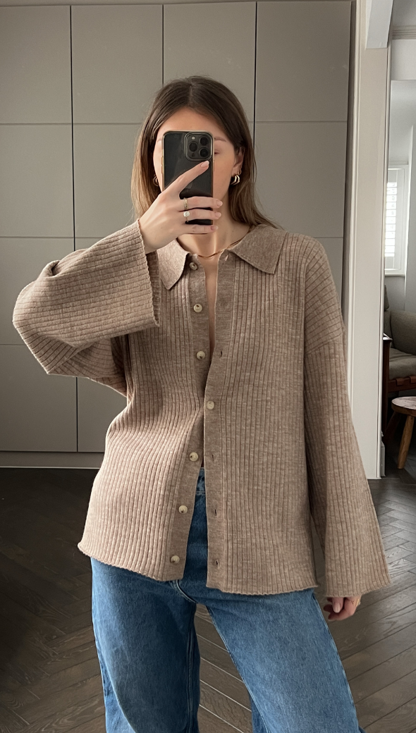 DOMINIKA CARDIGAN - BISCUIT