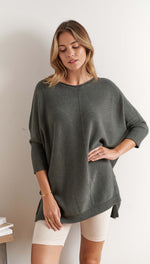RILEY SWEATER - ARMY