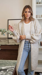 ROSALIA CARDIGAN - SOFT GREY