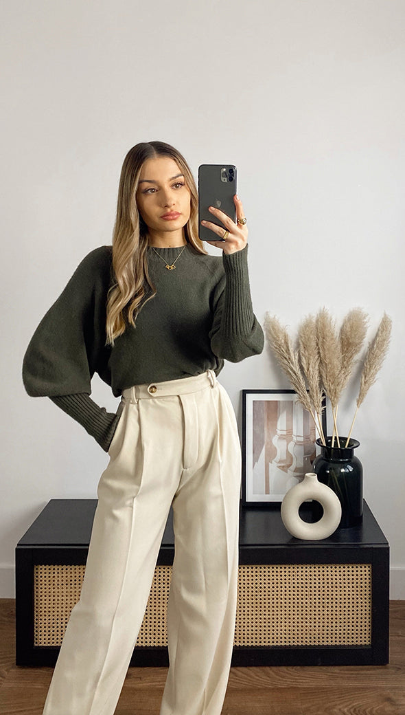 SIENA SWEATER - KHAKI