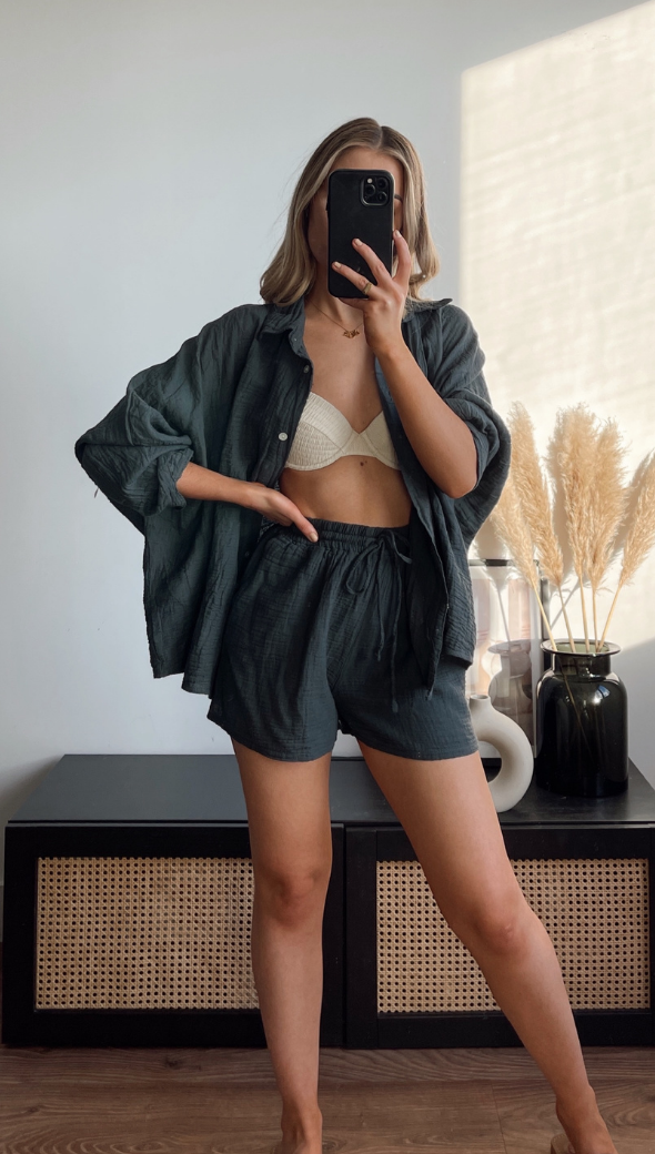 Nicolette Shirt - Anthracite