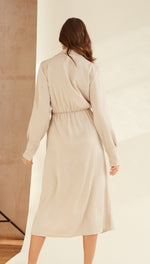 DANI SATIN DRESS - IVORY
