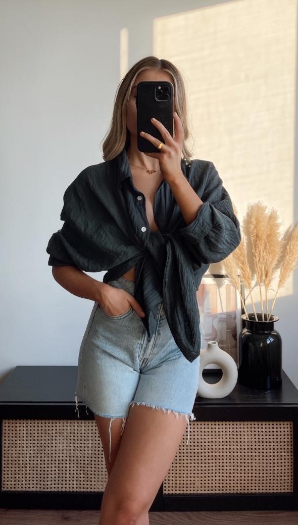 Nicolette Shirt - Anthracite