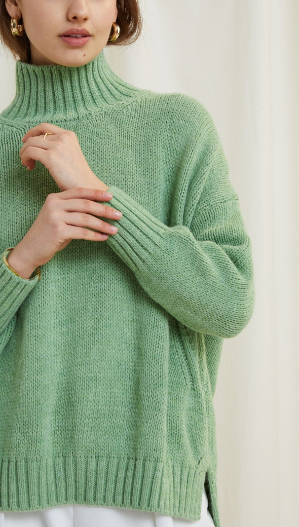 Margot Sweater - Mint