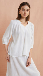 SILVIA TOP  - WHITE