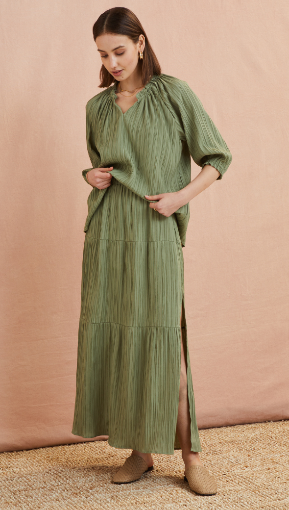 Serena Skirt - Khaki