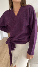 VALERIE CARDIGAN - FUCHSIA PURPLE