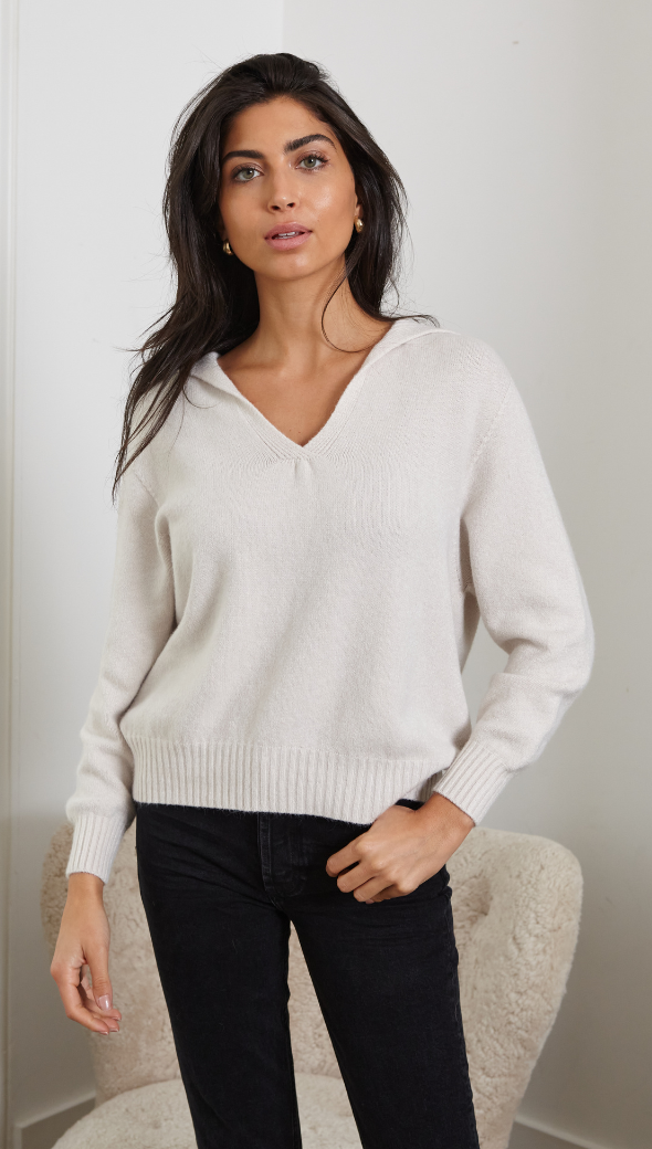 ZOE SWEATER - IVORY